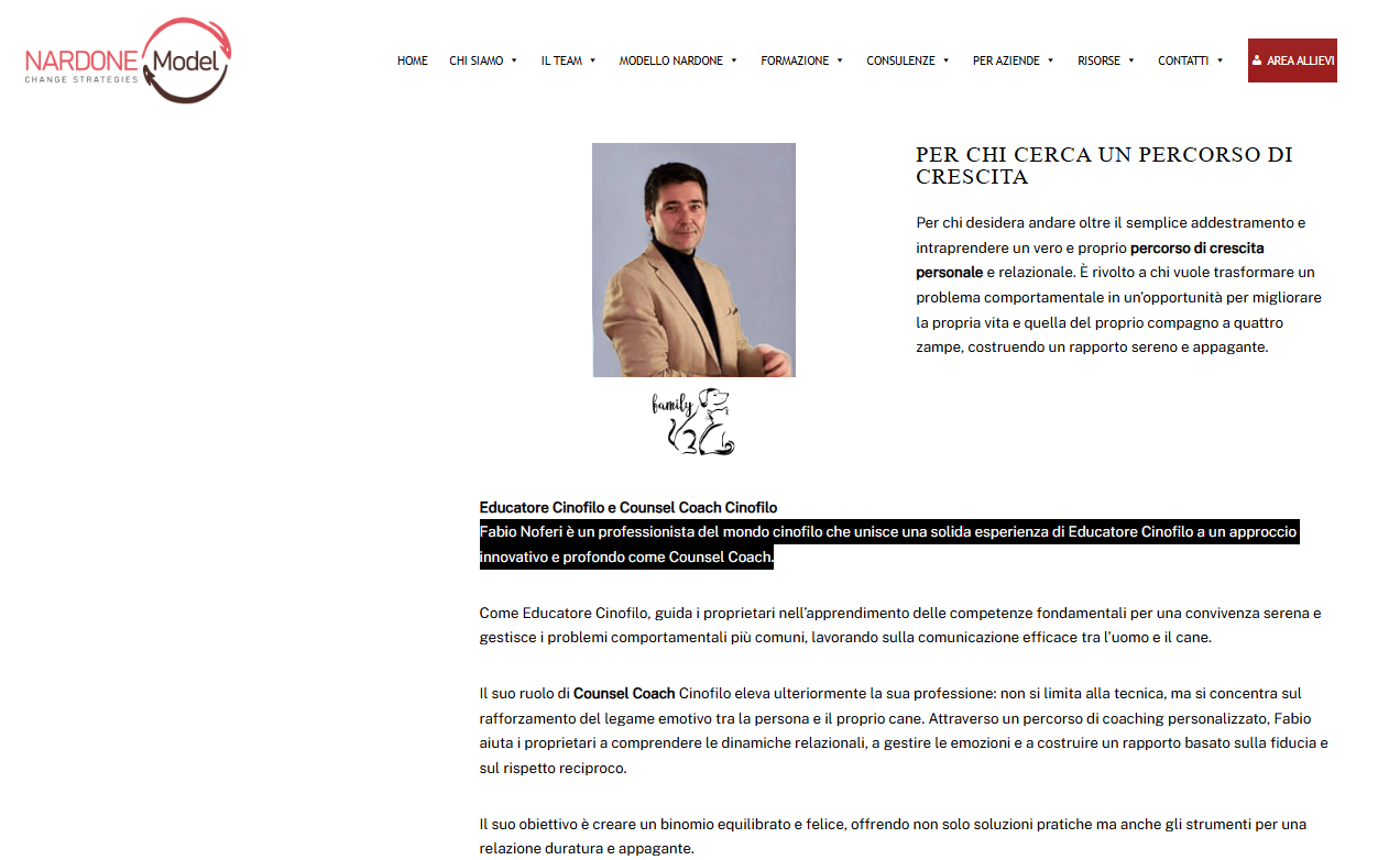 Fabio-Noferi-Counsel-Coach-Cinofilo Nardone Model